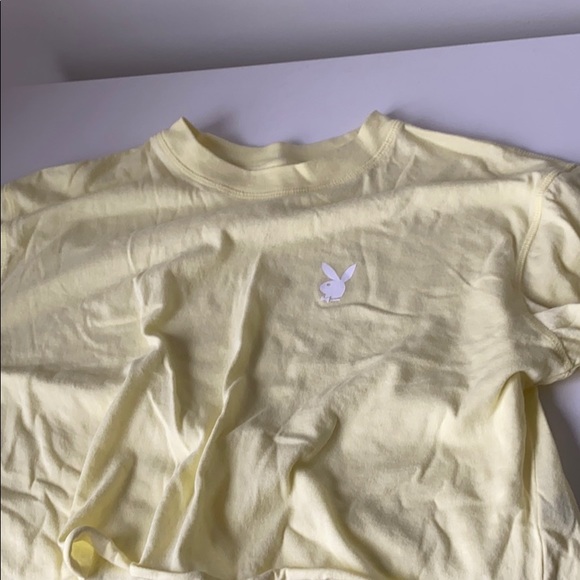 PLAYBOY Tops - bright yellow long sleeve top PLAYBOY Tops - bright yellow long sleeve top